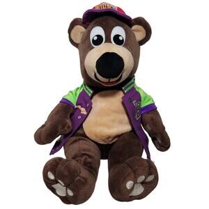 Incredible Bear 17" Plush With Varsity Jacket John's Incredible Pizza Co.
